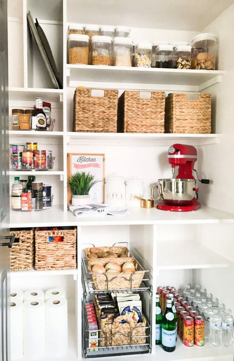 25 Easy DIY Pantry Shelves For Decent Storage - Susie Harris