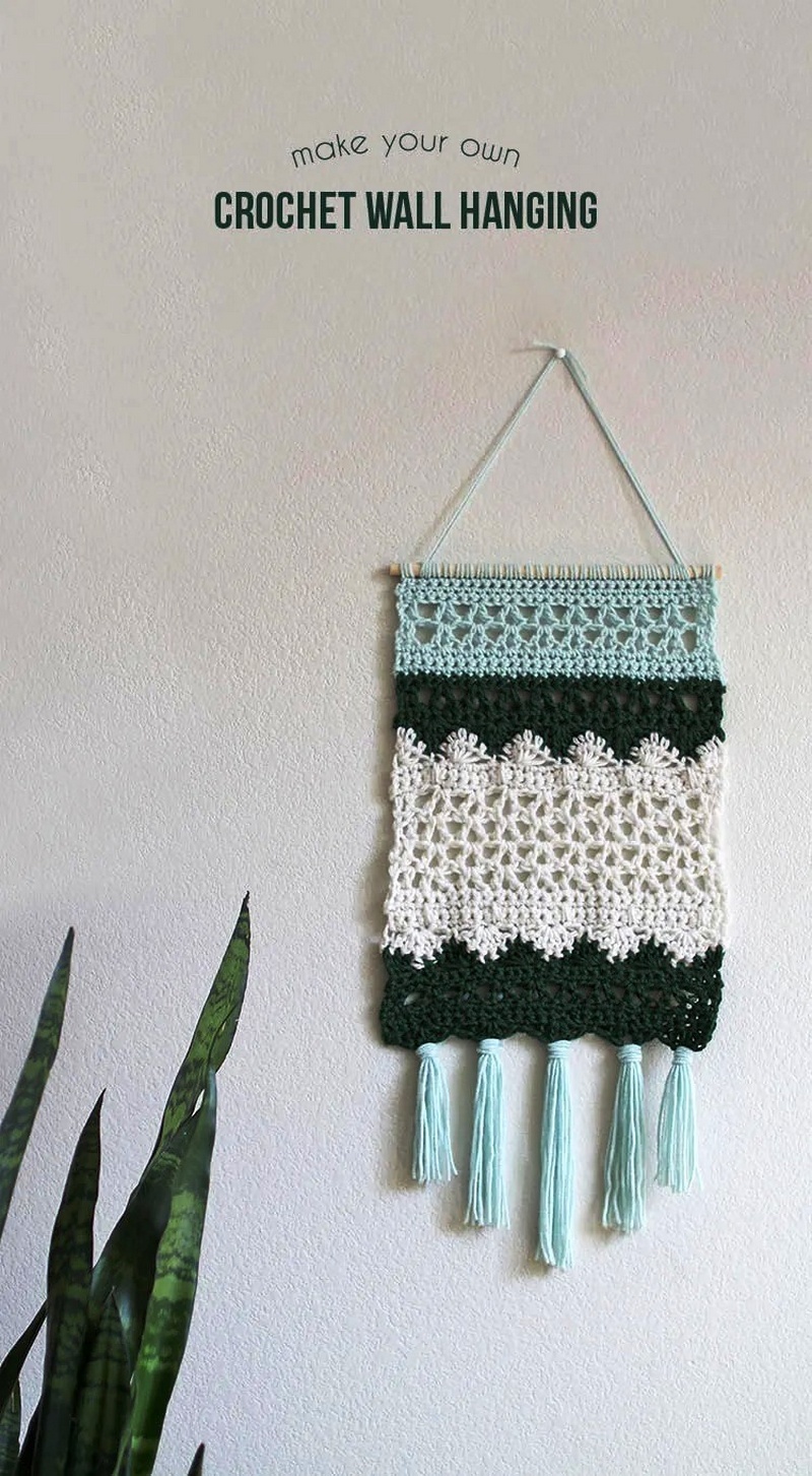 32 Easy & Free Crochet Wall Hanging Patterns Susie Harris