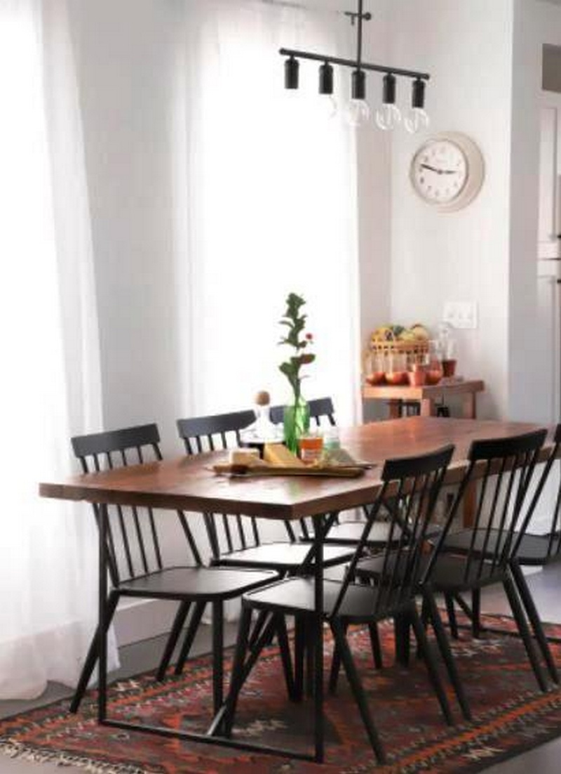 20 DIY Dining Room Tables That You Can DIY Susie Harris   DIY Home Staining My Dining Room Table 