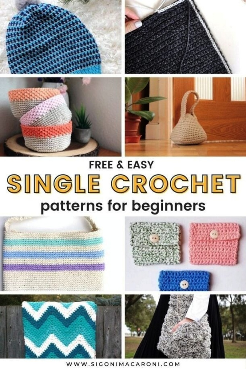 25 Free Crochet Patterns For Beginners - Susie Harris