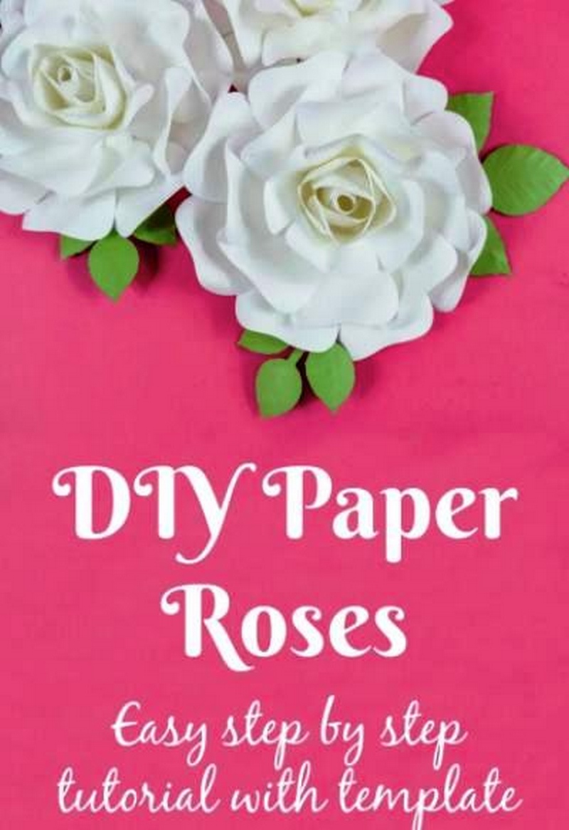 30 Easy DIY Paper Roses - Easy Paper Roses - Susie Harris