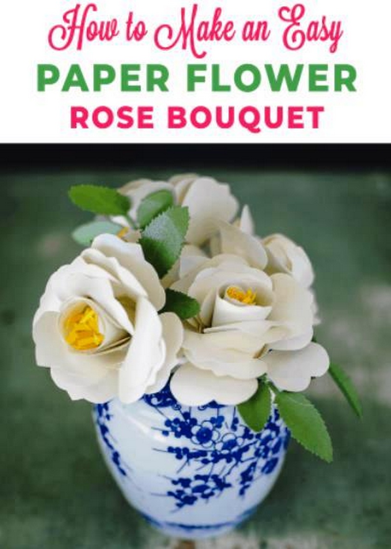 30 Easy Diy Paper Roses Easy Paper Roses Susie Harris