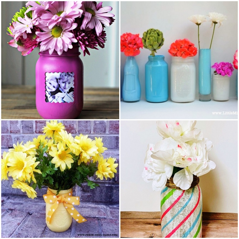 20 Mason Jar Vases That Are One of Best Gift - Susie Harris