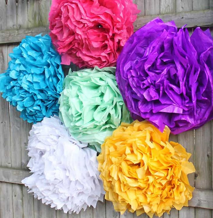 18 DIY Tissue Paper Flowers For Décor Susie Harris