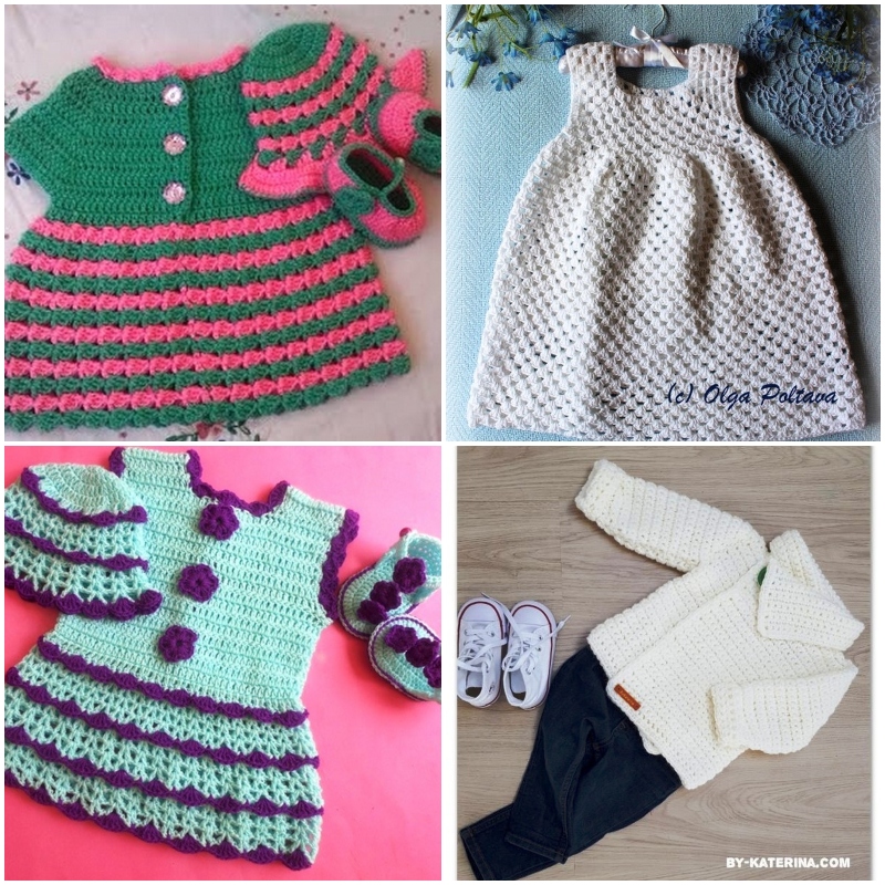 25 Free Crochet Baby Dress Patterns - Susie Harris