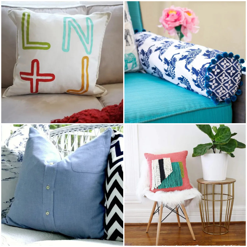 20 Of The Easy And Best DIY Pillow Ideas - Susie Harris