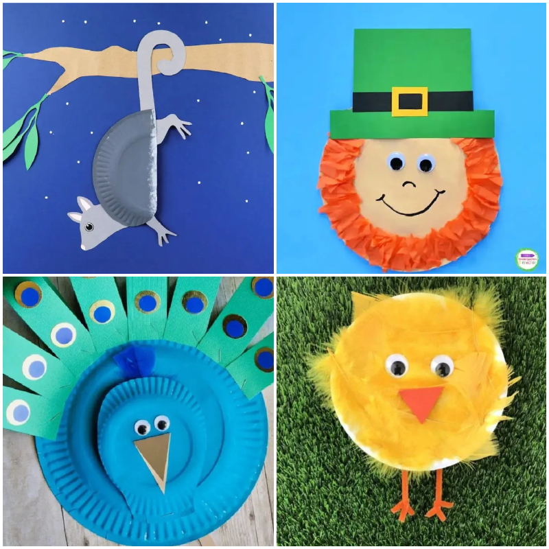 38 Easy Paper Plate Crafts - Kids Can Try Out - Susie Harris