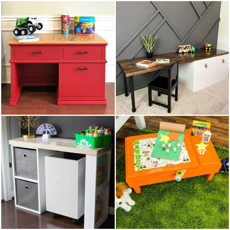 20 DIY Kids Desk Ideas That Ll Wow Everyone Susie Harris   20 DIY Kids Desk Ideas Thatll Wow Everyone 