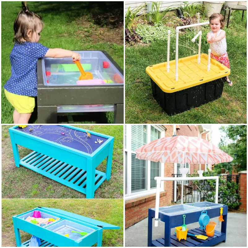 25 Simple to Make DIY Water Table Ideas For Kids - Susie Harris