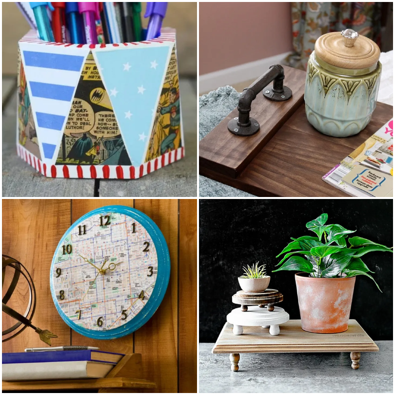 35 DIY Wood Crafts for Home Decor - Susie Harris